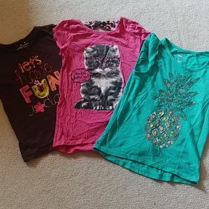 Girls short sleeve shirts